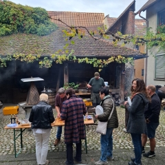 Wildes Grillen im Weingut Ulmann